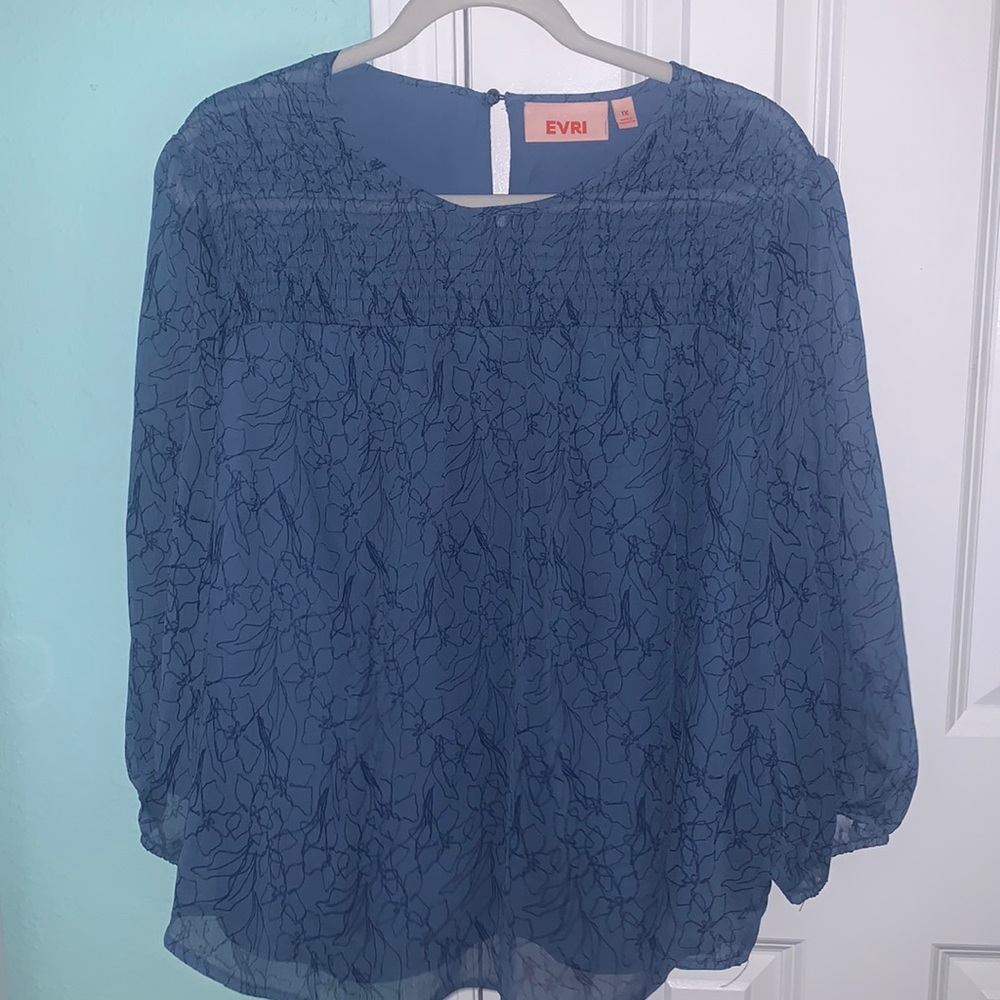 EVRI Spring Plus Size Blouse